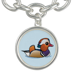 Mandarin Duck Charm Bracelet