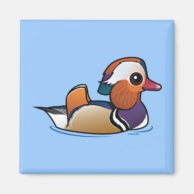 Birdorable Mandarin Duck Magnet