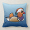 Birdorable Mandarin Duck Throw Pillow