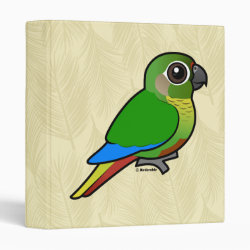 Birdorable Maroon-bellied Parakeet Avery Signature Binder 8.5x11