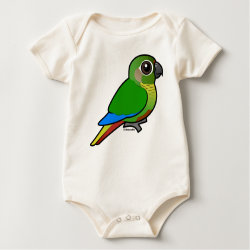 Birdorable Maroon-bellied Parakeet Infant Organic Creeper