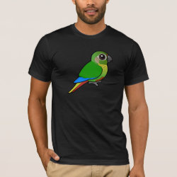 Birdorable Maroon-bellied Parakeet Men's Basic American Apparel T-Shirt