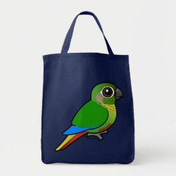Birdorable Maroon-bellied Parakeet Grocery Tote