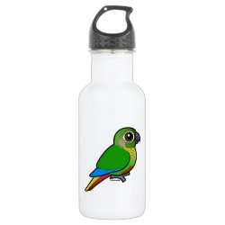Birdorable Maroon-bellied Parakeet Water Bottle (24 oz)