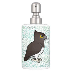 Martial Eagle Toothbrush Holder and Soap Dispenser Set