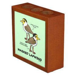 Masked Lapwing subspecies Desk Organizer