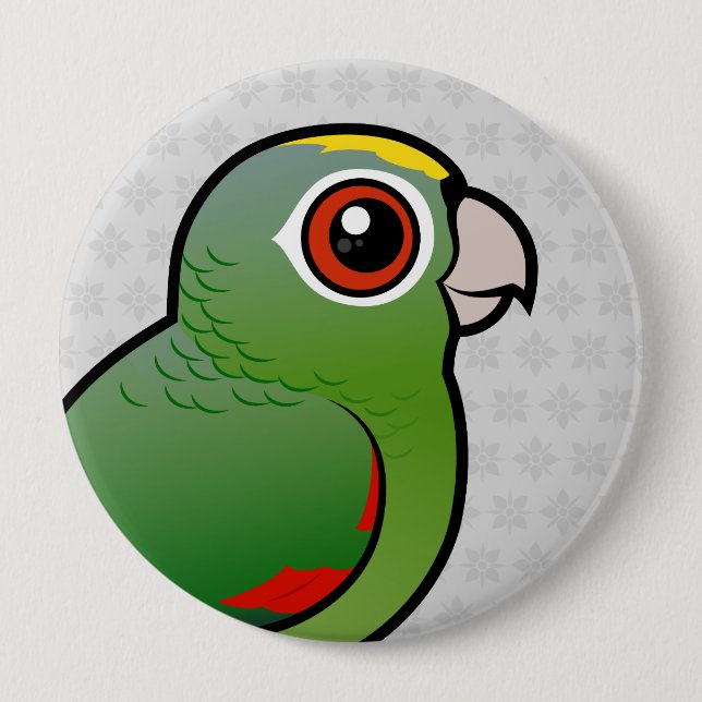 Birdorable Mealy Parrot Button (Front)