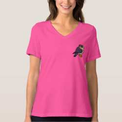 Merlin Women's Bella Relaxed Fit Jersey V-Neck T-Shirt