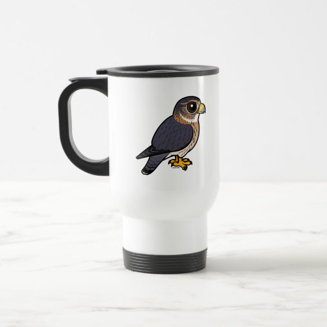 Birdorable Merlin Travel Mug (Left)