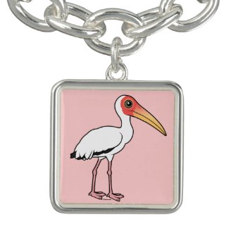 Milky Stork Charm Bracelet