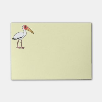 Milky Stork Post-it Notes