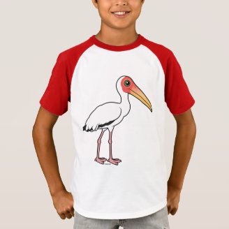 Milky Stork Kids' Short Sleeve Raglan T-Shirt