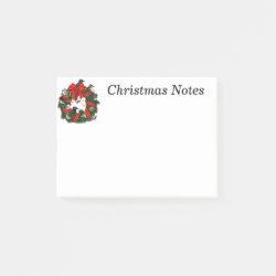 Birdorable NA Backyard Birds Christmas Wreath Post-it Notes