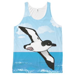 Newell's Shearwater (flight) All-Over Printed Unisex Tank