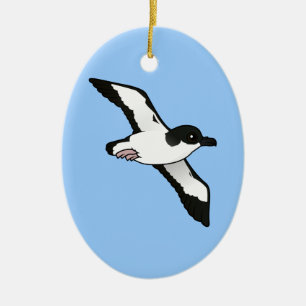 Birdorable Newell's Shearwater flight Ceramic Ornament