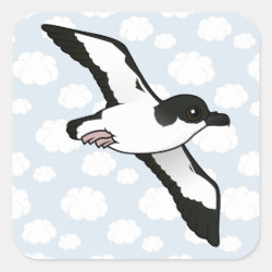 Newell's Shearwater (flight) Square Sticker