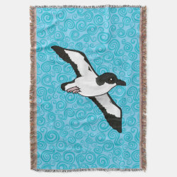 Newell's Shearwater (flight) Throw Blanket