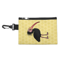 Northern Bald Ibis Clip On Accessory Bag