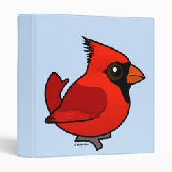 Male Northern Cardinal Avery Signature Binder 8.5x11