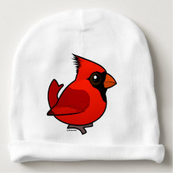 Male Northern Cardinal Infant Cotton Rib Beanie Hat