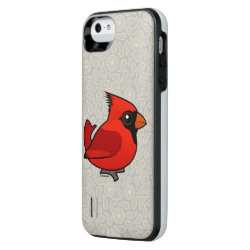 Male Northern Cardinal Uncommon iPhone 5/5s Clearly™ Deflector Case
