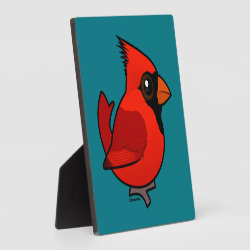 Male Northern Cardinal Photo Plaque 5.25