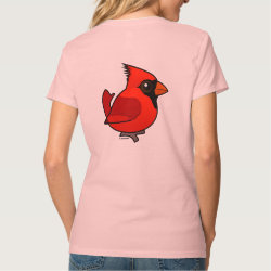 Male Northern Cardinal Women's Hanes Nano V-Neck T-Shirt