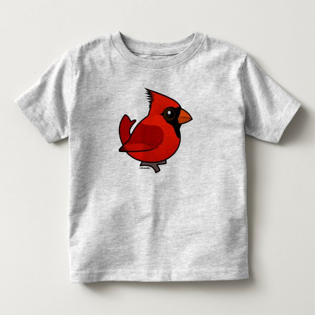 Birdorable Northern Cardinal Toddler T-shirt (Front)