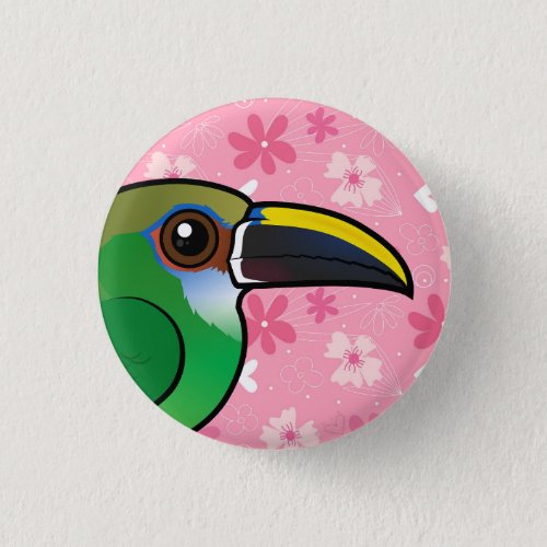 Birdorable Northern Emerald Toucanet Button