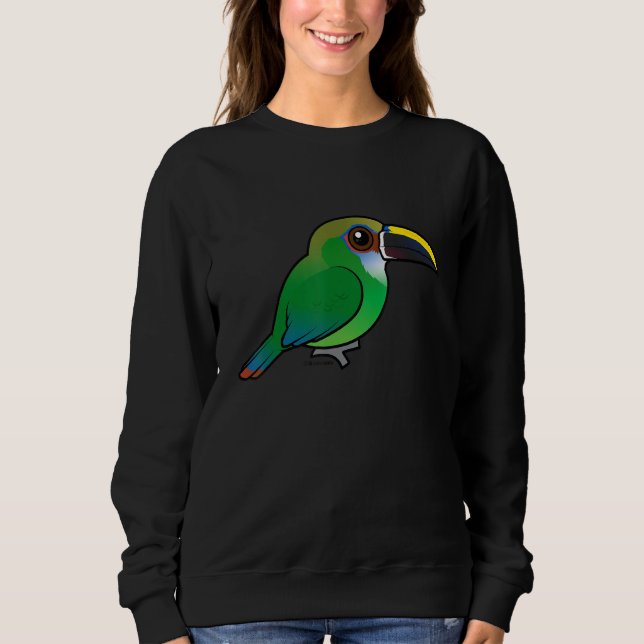 Birdorable Northern Emerald Toucanet Cute Little T Sweatshirt (Front)