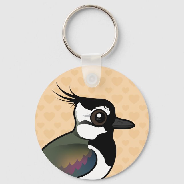 Birdorable Northern Lapwing Keychain (Front)