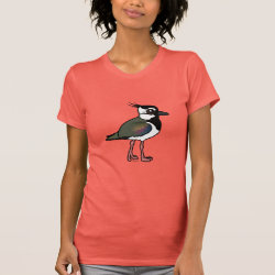 Northern Lapwing Women's American Apparel Fine Jersey Short Sleeve T-Shirt