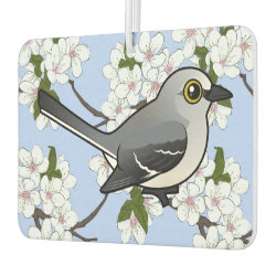 Northern Mockingbird Landscape Rectangle Air Freshener