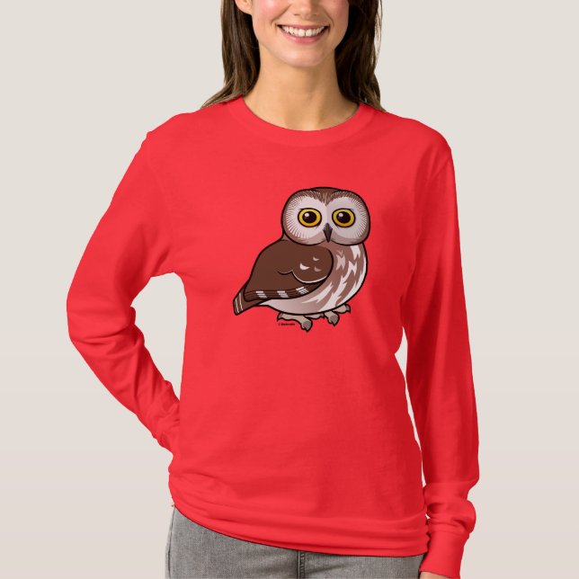 Birdorable Northern Saw-whet Owl T-Shirt (Front)