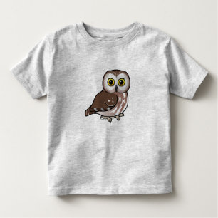 Birdorable Northern Saw-whet Owl Toddler T-shirt