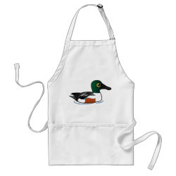 Swimming Northern Shoveler Apron