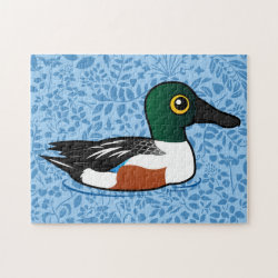 Swimming Northern Shoveler 10x14 Photo Puzzle