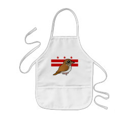 Official Birdorable of Washington, D.C.: Wood Thrush Kid's Apron