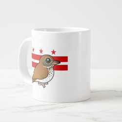 Official Birdorable of Washington, D.C.: Wood Thrush Jumbo Mug
