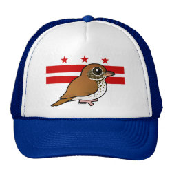 Official Birdorable of Washington, D.C.: Wood Thrush Trucker Hat