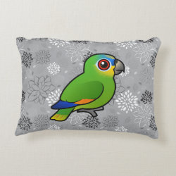 Orange-winged Amazon Brushed Polyester Accent Pillow