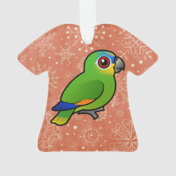 Orange-winged Amazon T-Shirt Ornament