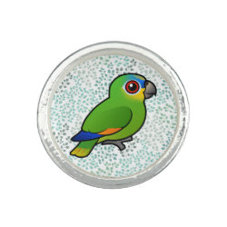 Orange-winged Amazon Round Ring