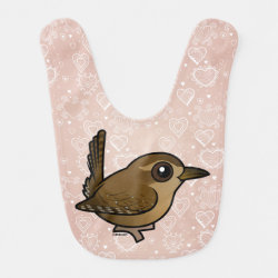 Pacific Wren Baby Bib