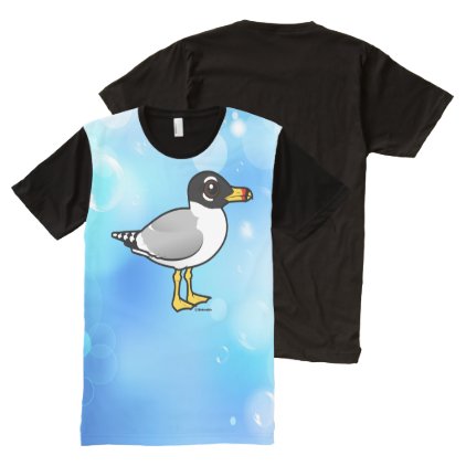 Birdorable Pallas&#39;s Gull All-Over-Print T-Shirt