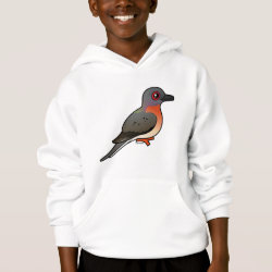Birdorable Passenger Pigeon Kids' Hanes ComfortBlend® Hoodie