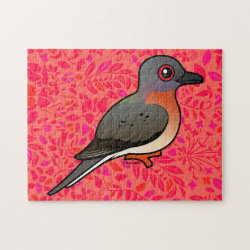 Birdorable Passenger Pigeon 10x14 Photo Puzzle
