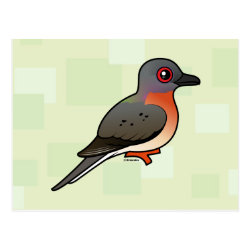 Birdorable Passenger Pigeon Postcard