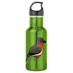 Birdorable Passenger Pigeon Water Bottle (24 oz)