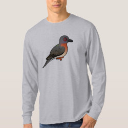 Birdorable Passenger Pigeon Men's Basic Long Sleeve T-Shirt